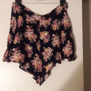 Forever 21 flowy floral shorts